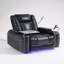 Fauteuil inclinable Power Zero Gravity - Accoudoir de rangement, porte-gobelet, table pour ordinateur portable, lumière DEL, position infinie