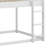 Twin Over Twin Bunk Bed With House-Shaped Frame And Ladder-1937453645