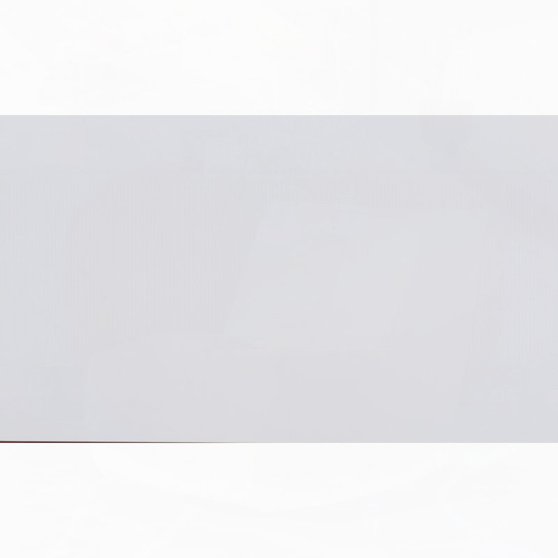 Ensemble de 2 tables de chevet en bois d'ingénierie blanc, Blanc, Ensemble de 2