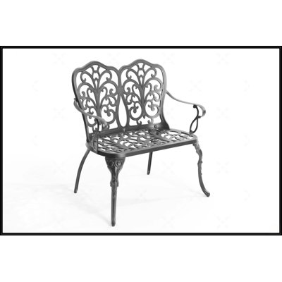 Banc de parc en métal