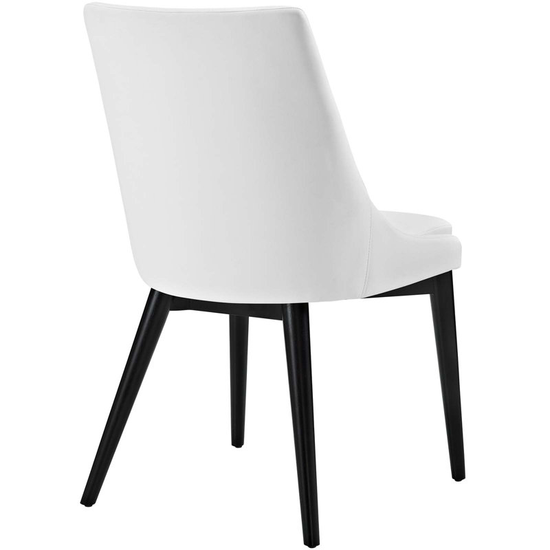 Chaise en vinyle Viscount, Blanc