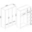 Shivom 3 Door Manufactured Wood Wardrobe-2053775402