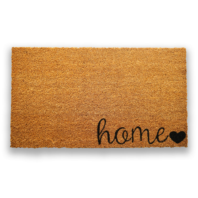 Coco Coir Mat, Long Nonslip Welcome Doormat (Natural Coir, 17 x 60 in)