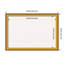 White Cork Board, Colonial Embossed Gold Wood Frame - Bulletin Board, Organization Board, Pin Board-94411337