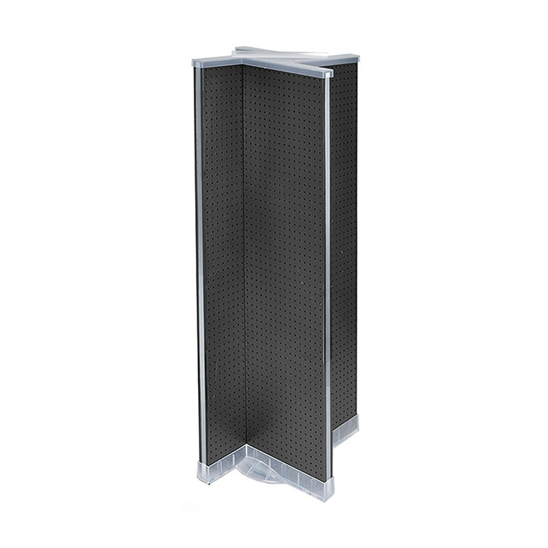 Présentoir de plancher en pin sur une base pivotante. Support à roulettes. Taille du panneau: l 16 po x H 60 po