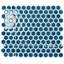 Tribeca 1" Hex Glossy 10-1/4 " x 11-7/8 " Porcelain Mosaic Floor and Wall Tile-1357382666