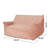 2-Seater Oversized Bean Bag Chair With Armrests-188413353