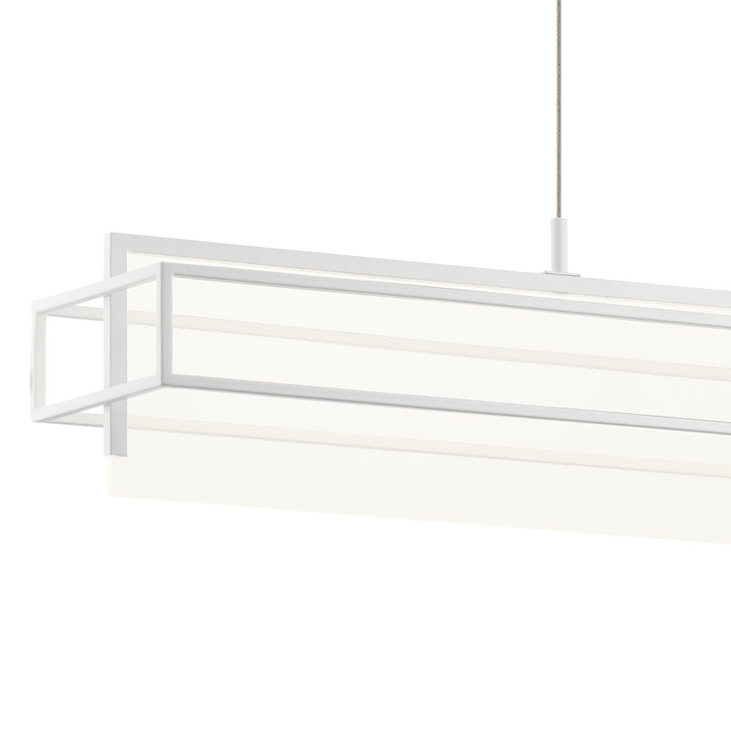 Luminaire suspendu carré / rectangulaire à 1 lumière Breindel