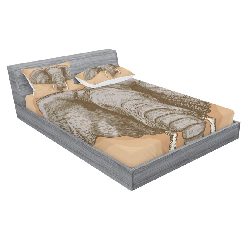 Microfiber Sheet Set, Queen Sheet Set + Fitted Sheet + 2 Pillowcases