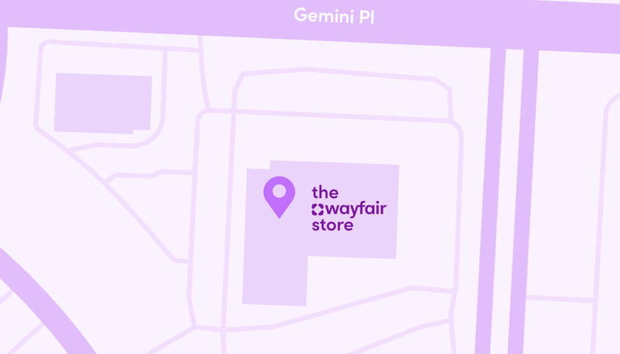 The Wayfair store on Gemini Pl map location