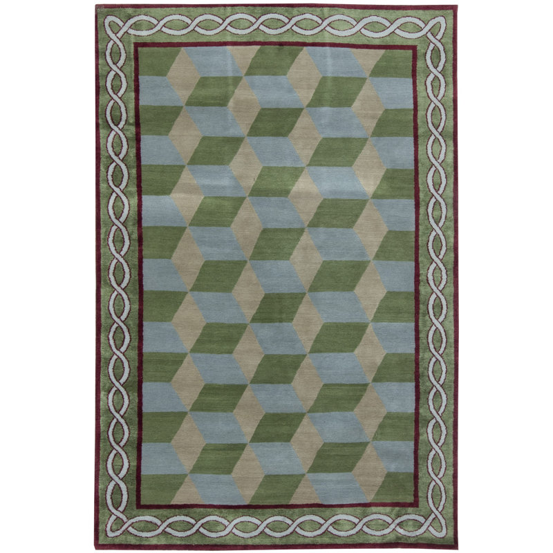 Modern One-of-a-Kind Rectangle 6'6" X 9' Area Rug