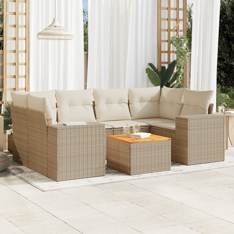 Ensemble de canapé de jardin Vidaxl