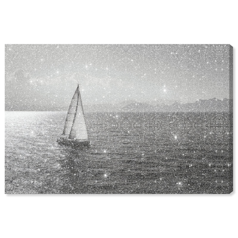 Edge Of Silence Print by Oliver Gal, 10"H x 15"W, Gallery Wrapped