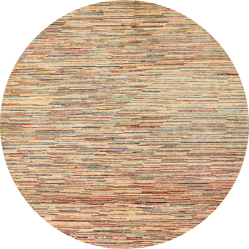 Eliud Abstract Indoor Rug, Round 7'