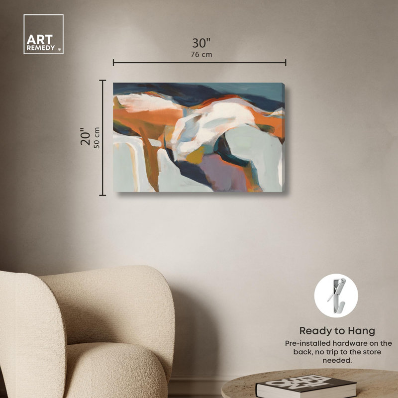«Stillness Maelstrom II», reproduction d'art sur toile par Art Remedy, Toile tendue avec châssis, H 20 po x l 30 po