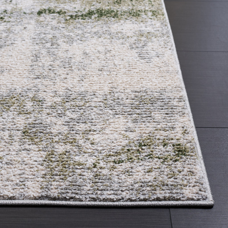 Wave Performance Abstract Indoor Rug, Rectangle 5'3" x 7'6"