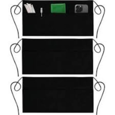 Unisex Waist Apron With 3 Pockets