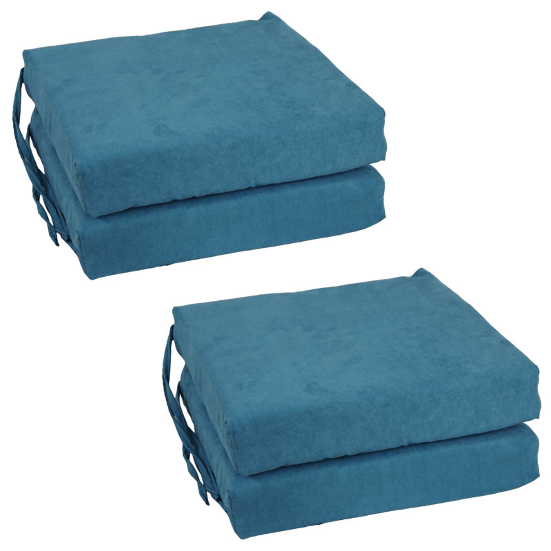 Outdoor 3'' Seat Cushion, Teal