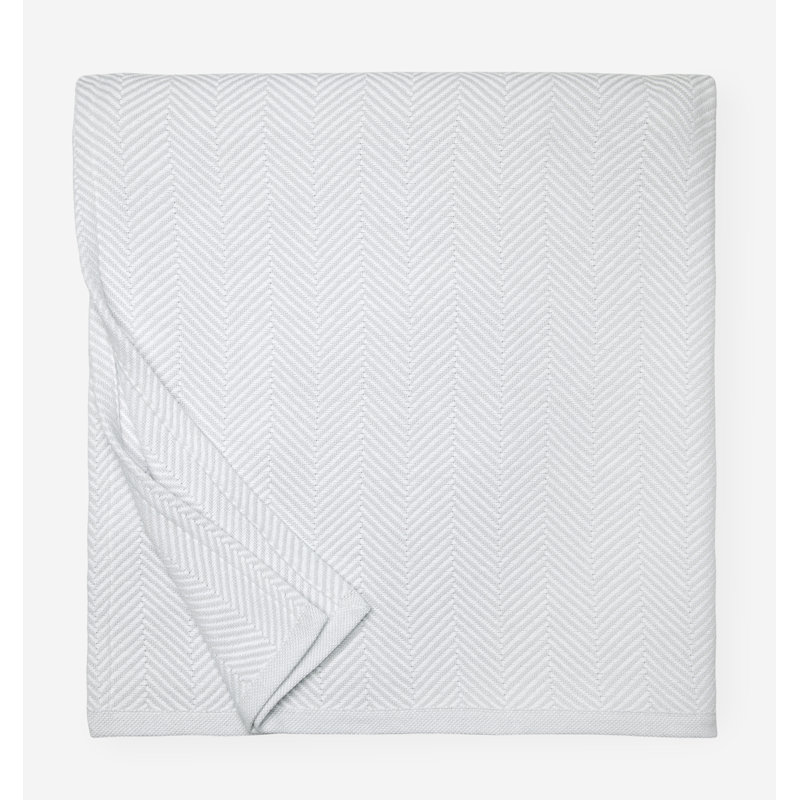 Camilo Blanket, King, White/Tin