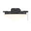 Ventilateur 2 lumières Meridian en noir mat-26241479