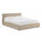 Taupe Textured Velvet Bed-1488610964-1488610965