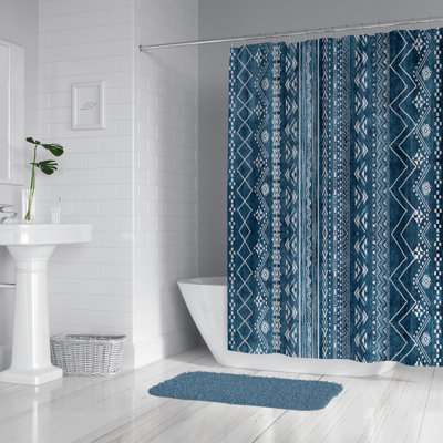 Geometric Shower Curtain