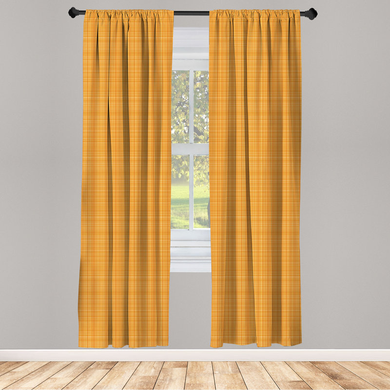 Striped Semi-Sheer Rod Pocket Sliding Panel, 28" x 84"