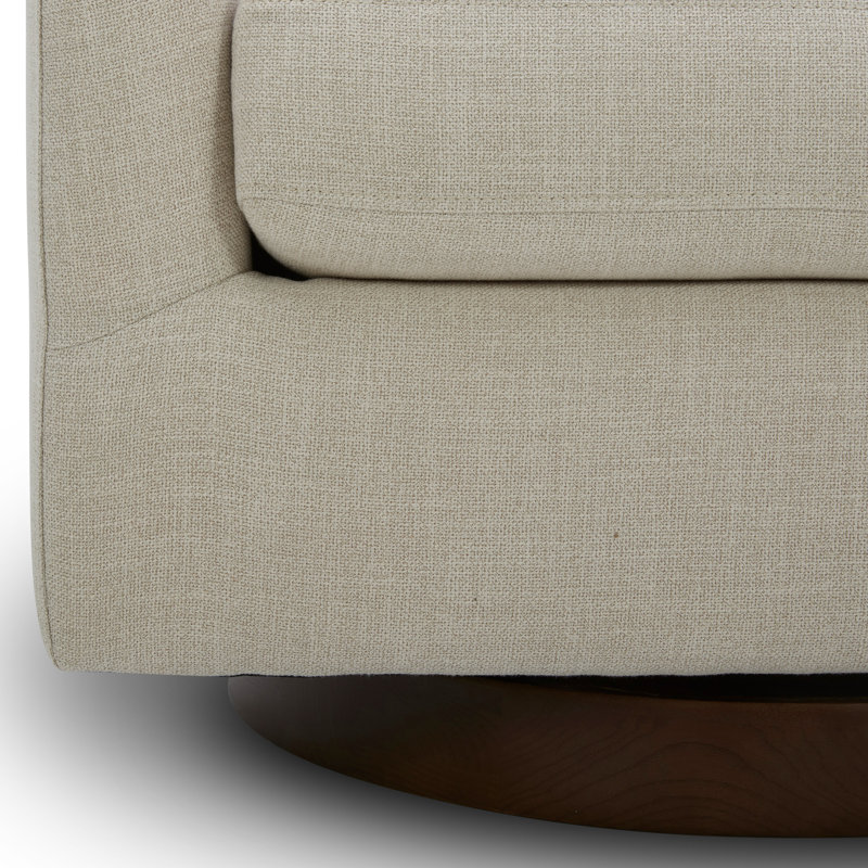 Fauteuil demi-tonneau pivotant Bennett (ensemble de 2), Lin Performance Effie