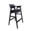 Chaise de bar Baconton - noir / noir-2141873099
