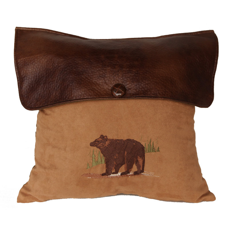 Grotte Bear Lodge Throw Pillow