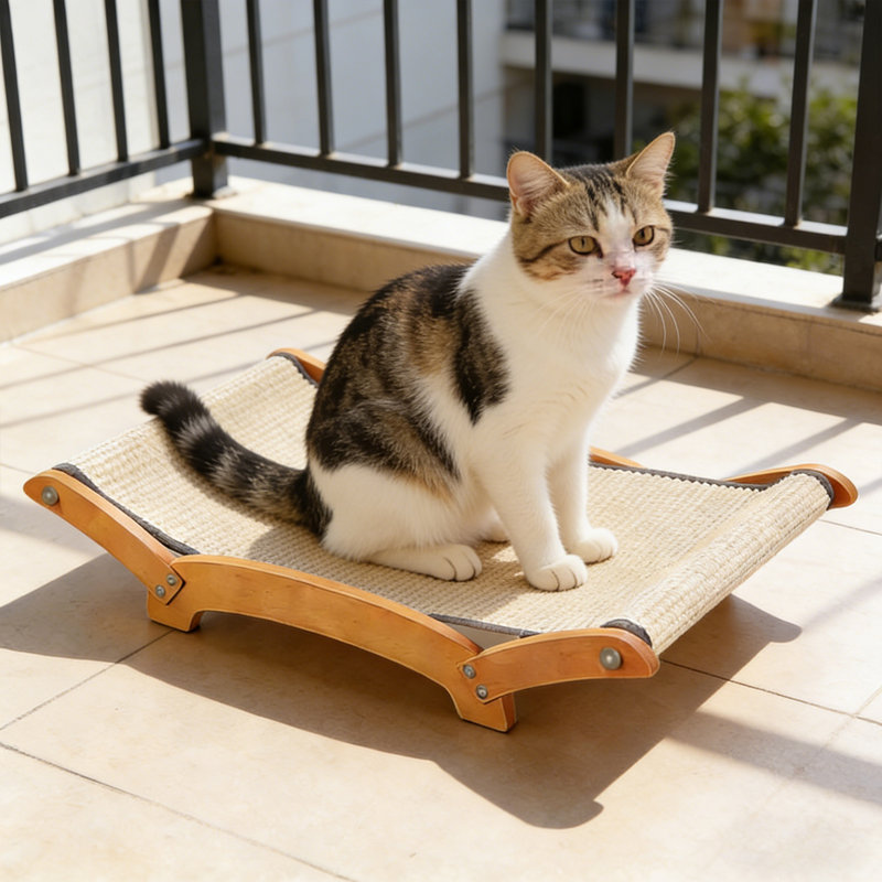 Lit à griffer hamac pour chat