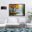 Trees By The Lake Print On Canvas-98694248