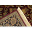 Hand-Knotted High-Quality Red and Black Area Rug