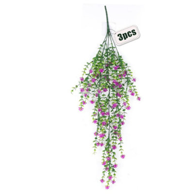 Décoration murale 6 branches Eucalyptus Camellia Rattan Rose