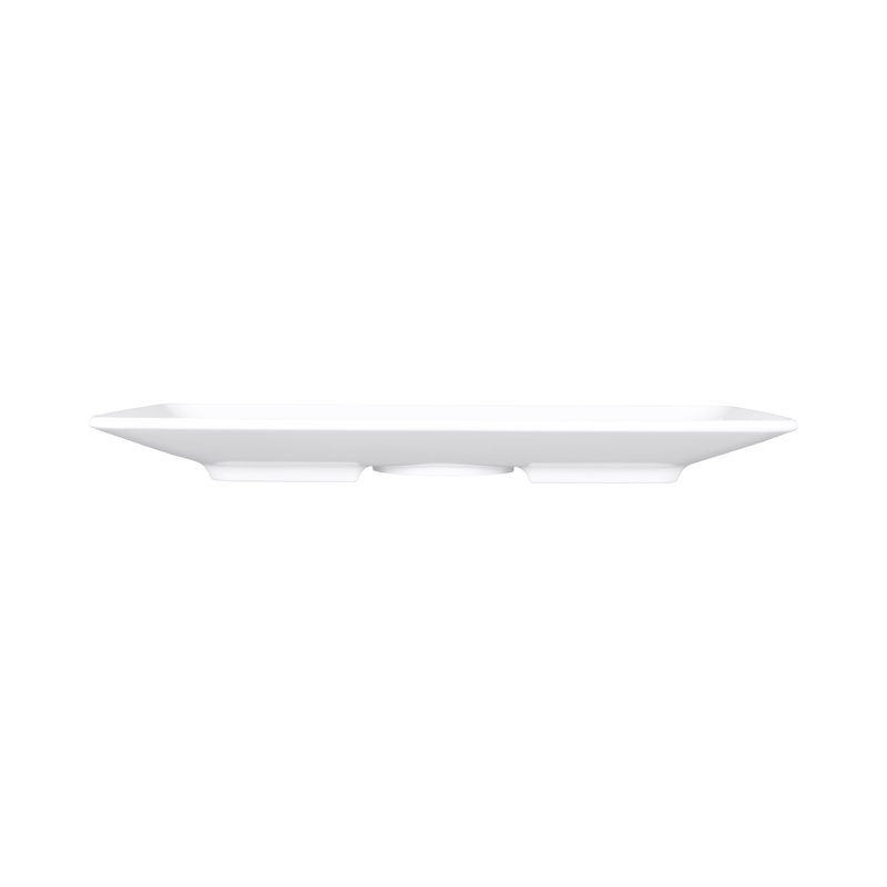 Plateau en mélamine, Blanc, H 1,63 po x l 16 po x P 8 po