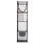 Grande cage à chat à 4 niveaux 41 x 14 x 55 po en métal avec hamac