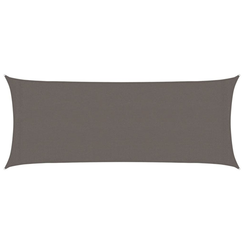 Bakerstown 3m x 4.5m Rectangular Shade Sail, 2m x 4.5m, Anthracite