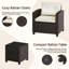 Patio Bistro Set with Cushions and Pillows-913455393