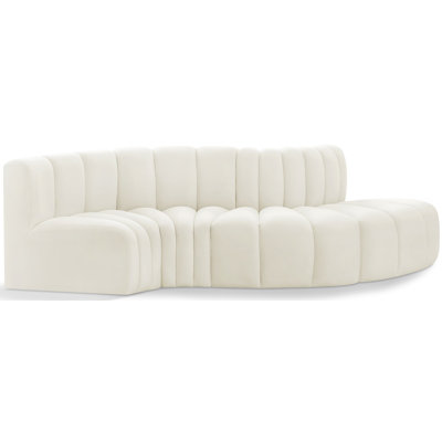 Houssam Upholstered Curved Sectional Reversible