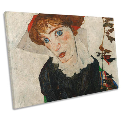 Egon Schiele Wally Neuzil - Wrapped Canvas Print