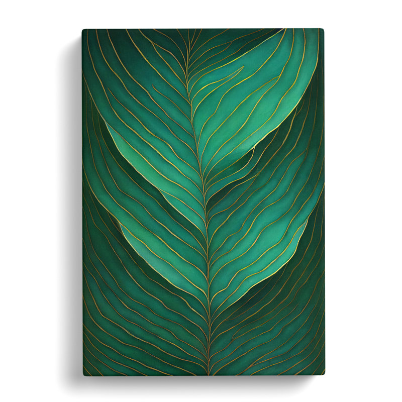 Ellefsen Plant Leaf Vol.6 - Wrapped Canvas, 50cm H x 35cm W x 3cm D