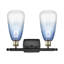 Brookhaven amande - 2 lumières - bleu saphir abat-jour Brookhaven amande - lumière de meuble-lavabo-1998937640