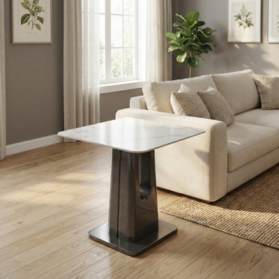 Charvae Pedestal End Table
