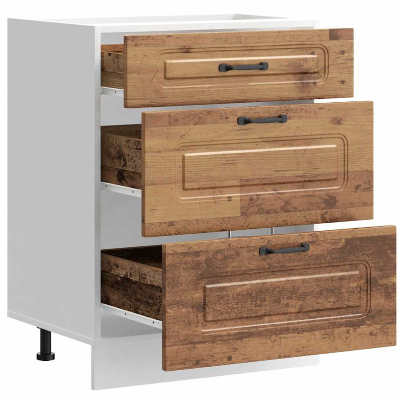 Badriya Standard Base Cabinet, Old Wood