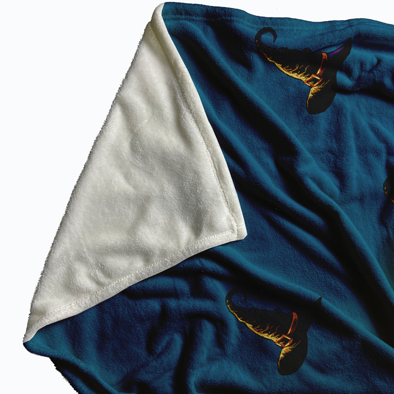 Chelsea Plain Weave / Muslin Throw Blanket, Blue