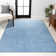 Asam Solid Low-Pile Classic Blue Rug