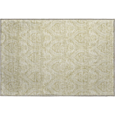 Premium Machine Washable Cerrito AMF572 Beige Rug