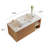 Dexheart 36'' Modern Single Bathroom Vanity with Faux Marble Table Top, floating Wood Vanities-1649523898