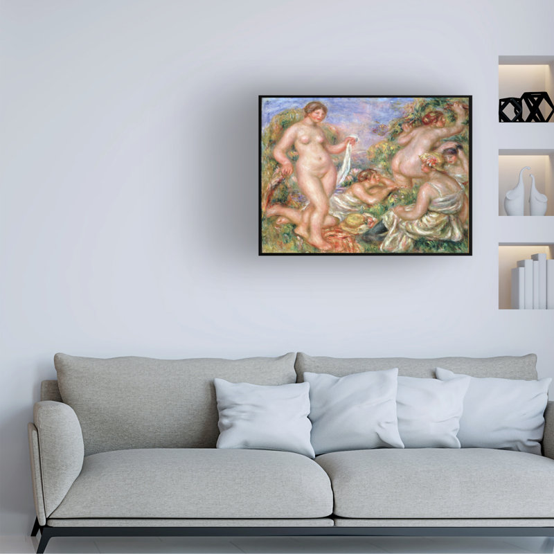 «Pierre Auguste Renoir Bathers, C.1918, art sur toile, H 14 po x l 19 po