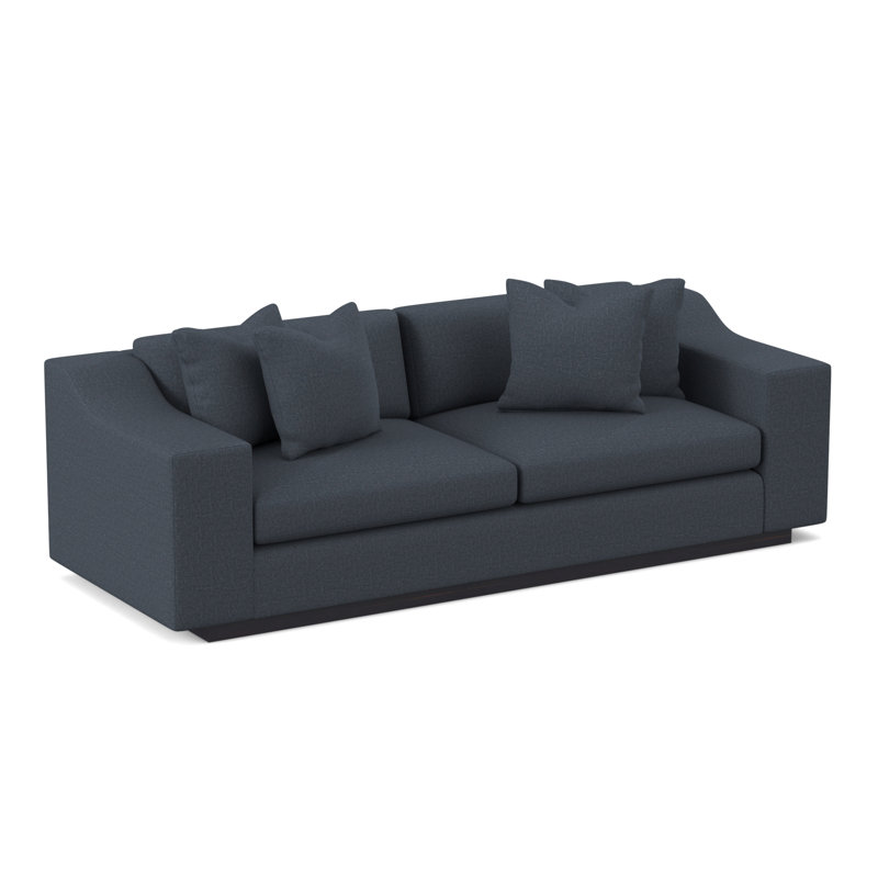 Barrett Sofa, Vintage Ebony, Margaret Uniform Polyester Blend